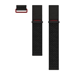 Garmin Pasek Quick Release 24 mm | materiałowy – Nylonowy ComfortFit w kolorze Black – czarny [010-13907-02]