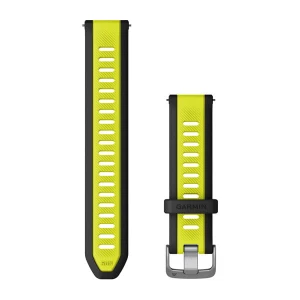 Garmin Pasek Quick Release 20 mm | Silikonowy w kolorze Amp yellow/Black [010-11251-AL]