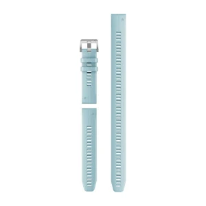 Garmin Pasek do zegarka QuickFit 22mm | Silikonowy w kolorze lazurowym (Zestaw nurkowy – 3 sztuki) [010-13357-00]