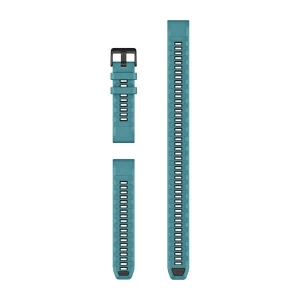 Garmin Pasek do zegarka QuickFit 22mm | Silikonowy Turquoise (Zestaw nurkowy – 3 sztuki) [010-14412-01]
