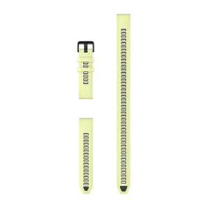 Garmin Pasek do zegarka QuickFit 20mm | Silikonowy Citron (Zestaw nurkowy – 3 sztuki) [﻿010-14411-00]