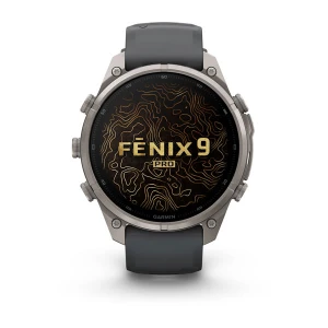 Garmin Fenix 9 PRO 47 mm Tytanowy z silikonowym paskiem w kolorze Graphite / Black [010-04336-26]