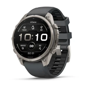 Garmin Fenix 9 PRO 47 mm Tytanowy z silikonowym paskiem w kolorze Graphite / Black [010-04336-26]