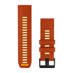 Garmin Pasek QuickFit 26 mm | Silikonowy w kolorze Autumn Orange / Spark Orange [﻿010-14508-43]