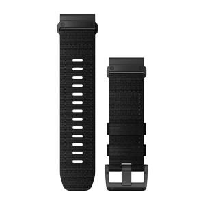 Garmin Paski do zegarka QuickFit 26mm / nylonowy czarny - Fenix 7x 6x 5x / Epix PRO 51mm / Tactix / Quatix [010-13010-00]
