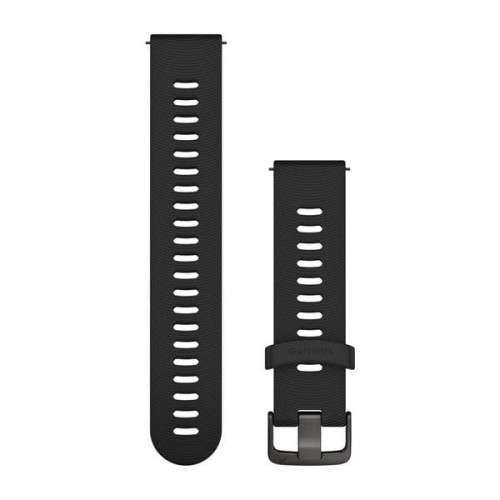 Pasek Garmin Quick Release 20 mm / Czarny / dedykowany do Forerunner 245 ﻿[010-11251-1G]