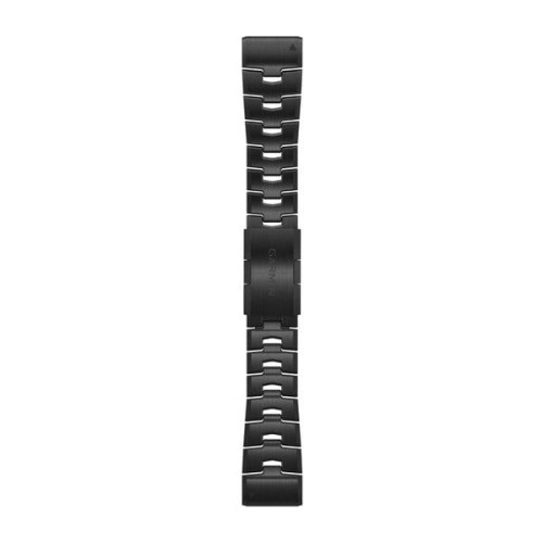 QuickFit 26mm Tytanowa Bransoleta z otworami - powłoką węglową DLC /Fenix 5x 6x 7x /Quatix 6x/Tactix 7 [﻿010-12864-09]
