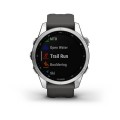 Garmin Fenix 7S / srebrny z grafitowym paskiem [﻿010-02539-01]