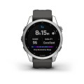 Garmin Fenix 7S / srebrny z grafitowym paskiem [﻿010-02539-01]
