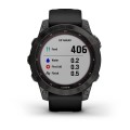 010-02540-35 Garmin Fenix 7 Sapphire Solar / Czarny tytan z powłoką węglową (DLC) z czarnym paskiem