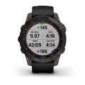 010-02540-35 Garmin Fenix 7 Sapphire Solar / Czarny tytan z powłoką węglową (DLC) z czarnym paskiem