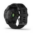 010-02540-35 Garmin Fenix 7 Sapphire Solar / Czarny tytan z powłoką węglową (DLC) z czarnym paskiem