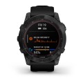 Garmin Fenix 7X Sapphire Solar / Czarny tytan z powłoką węglową (DLC) z czarnym paskiem [﻿010-02541-23]