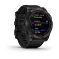 Garmin Fenix 7X Sapphire Solar / Czarny tytan z powłoką węglową (DLC) z czarnym paskiem [﻿010-02541-23]