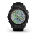Garmin Fenix 7X Sapphire Solar / Czarny tytan z powłoką węglową (DLC) z czarnym paskiem [﻿010-02541-23]