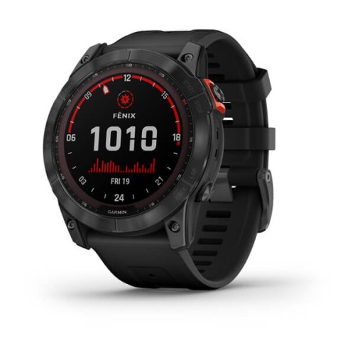 Garmin Fenix 7X Solar / Czarny z czarnym paskiem [﻿010-02541-01]