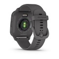 Garmin Venu Sq 2 / Niebieskoszara ramka z aluminium szarą kopertą i silikonowym paskiem [010-02701-10]