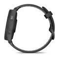 Garmin Forerunner 265 Czarny / czarno-szary silikonowy pasek [010-02810-10]