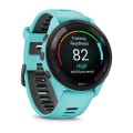 Garmin Forerunner 265 Czarny / czarno-szary silikonowy pasek [010-02810-10]