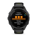 Garmin Forerunner 265s Czarny / jaskrawożółty silikonowy pasek [010-02810-13]
