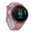 Garmin Forerunner 265s Czarna ramka z jasnoróżową kopertą z jasnoróżowym/jasnoszarym silikonowym paskiem [010-02810-15]