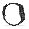 Garmin Fenix 7X Pro Sapphire Solar / Carbon Gray DLC Titanium z czarnym paskiem [﻿010-02778-11]