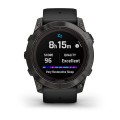 Garmin Fenix 7X Pro Sapphire Solar / Carbon Gray DLC Titanium z czarnym paskiem [﻿010-02778-11]