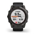 Garmin Fenix 7X Pro Sapphire Solar / Carbon Gray DLC Titanium z czarnym paskiem [﻿010-02778-11]