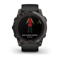 Garmin Fenix 7X Pro Sapphire Solar / Carbon Gray DLC Titanium z czarnym paskiem [﻿010-02778-11]