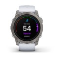 Garmin Epix Pro (Gen 2) Sapphire Edition | 51 mm / Tytanowy z paskiem w kolorze mlecznego kwarcu [﻿010-02804-11]