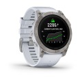 Garmin Epix Pro (Gen 2) Sapphire Edition | 51 mm / Tytanowy z paskiem w kolorze mlecznego kwarcu [﻿010-02804-11]