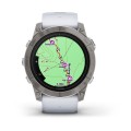 Garmin Epix Pro (Gen 2) Sapphire Edition | 51 mm / Tytanowy z paskiem w kolorze mlecznego kwarcu [﻿010-02804-11]