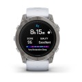 Garmin Epix Pro (Gen 2) Sapphire Edition | 51 mm / Tytanowy z paskiem w kolorze mlecznego kwarcu [﻿010-02804-11]