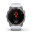 Garmin Epix Pro (Gen 2) Sapphire Edition | 51 mm / Tytanowy z paskiem w kolorze mlecznego kwarcu [﻿010-02804-11]