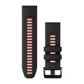 Garmin Paski do zegarka QuickFit 26mm / czarny - czerwony - Fenix 7x PRO 6x 5x / Epix PRO 51mm / Tactix / Quatix [010-13281-06]