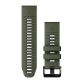 Garmin Paski do zegarka QuickFit 26mm / ciemnozielony - grafitowy - Fenix 7x PRO 6x 5x / Epix PRO 51mm / Tactix / Quatix [﻿010-13281-07]