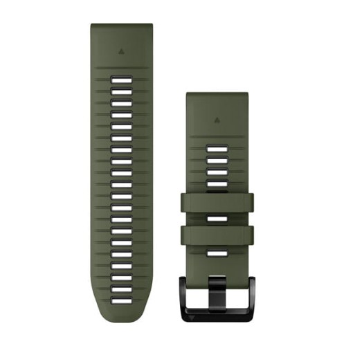 Garmin Paski do zegarka QuickFit 26mm / ciemnozielony - grafitowy - Fenix 7x PRO 6x 5x / Epix PRO 51mm / Tactix / Quatix [﻿010-13281-07]