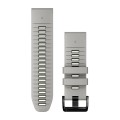 Garmin Paski do zegarka QuickFit 26mm / mglisty szary - mchowy - Fenix 7x PRO 6x 5x / Epix PRO 51mm / Tactix / Quatix [﻿010-13281-08]
