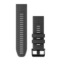 Garmin Paski do zegarka QuickFit 26mm / grafitowy - Fenix 7x PRO 6x 5x / Epix PRO 51mm / Tactix / Quatix [﻿010-13281-09]