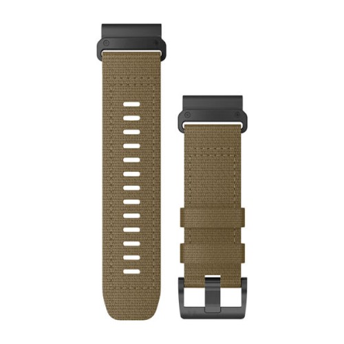 Garmin Paski do zegarka QuickFit 26mm / nylonowy coyote - Fenix 7x 6x 5x / Epix PRO 51mm / Tactix / Quatix [010-13010-11]