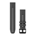 Garmin Paski do zegarka QuickFit 22mm / grafitowy - Fenix 7 Pro 6 Pro 5 / Epix PRO 47mm / Forerunner 935 945 955 965 / Instinct / Marq /[010-13280-09]