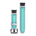 Garmin Pasek do zegarka QuickFit 20mm / mleczny kwarc/błękitny / Seria Fenix 7s 6s 5s PRO / Seria Epix PRO 42mm [010-13279-07]