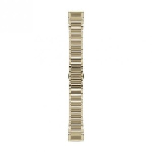 Garmin Bransoleta QuickFit 20mm / Goldtone szampański-jasnozłoty ze stali nierdzewnej / Seria Fenix 7s 6s 5s PRO / Seria Epix PRO 42mm [010-12491-17]