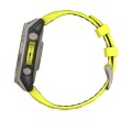 Garmin Fenix 8 — 47 mm, Solar, Sapphire / Sapphire, Tytanowy z paskiem silikonowym w kolorze Amp yellow / Graphite [010-02906-21]