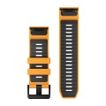 Garmin Pasek do zegarka QuickFit 26mm / pomarańczowo-szary - Fenix 8 51mm 7x 6x 5x / Epix 51mm / Tactix / Quatix [﻿010-13393-01]