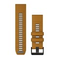 Garmin Pasek do zegarka QuickFit 26mm / brązowo-szary - Fenix 8 51mm 7x 6x 5x / Epix 51mm / Tactix / Quatix [﻿010-13393-03]