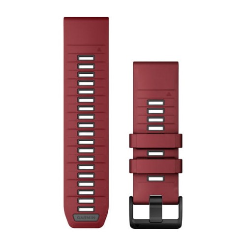 Garmin Pasek do zegarka QuickFit 26mm / bordowo-szary - Fenix 8 51mm 7x 6x 5x / Epix 51mm / Tactix / Quatix [﻿010-13393-06]