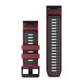 Garmin Pasek do zegarka QuickFit 26mm / bordowo-szary - Fenix 8 51mm 7x 6x 5x / Epix 51mm / Tactix / Quatix [﻿010-13393-06]