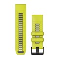 Garmin Pasek do zegarka QuickFit 26mm / żółto-szary - Fenix 8 51mm 7x 6x 5x / Epix 51mm / Tactix / Quatix [﻿010-13393-08]
