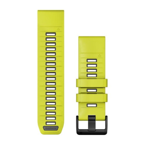 Garmin Pasek do zegarka QuickFit 26mm / żółto-szary - Fenix 8 51mm 7x 6x 5x / Epix 51mm / Tactix / Quatix [﻿010-13393-08]